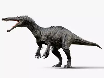 Suchomimus tenerensis Low-poly 3D model