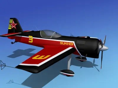 Sukhoi SU-26 Aerobat V05 3D model