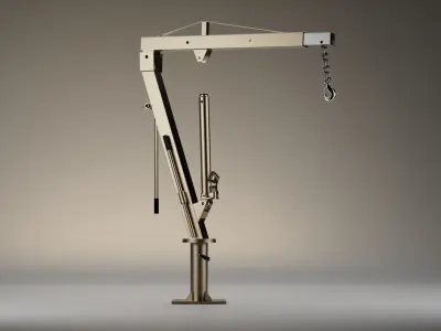 Hydraulic Crane - truck - 3D MODEL 3D model