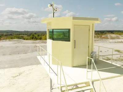 Guard Tower Outpost 3D model