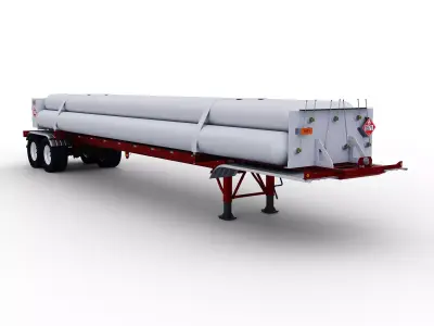 CMW 7 Tube Trailer 3D model