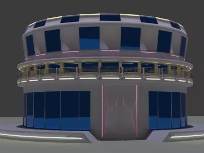 Futurista Industrial Multiuso 3D model