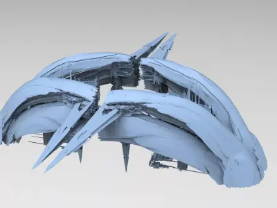 Olympus playing fields map 1 3D model