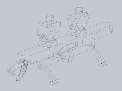 A5M4 Bomb rack 3D print model