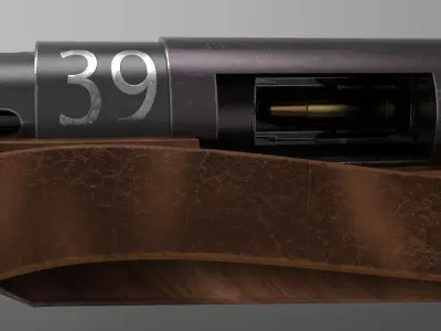 MP 35 Weapon Fps -Tps Low-poly 3D model