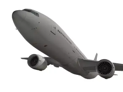 Boeing 777-200LR generic livery 3D model