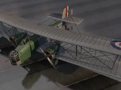 Boulton Paul Overstrand 3D model