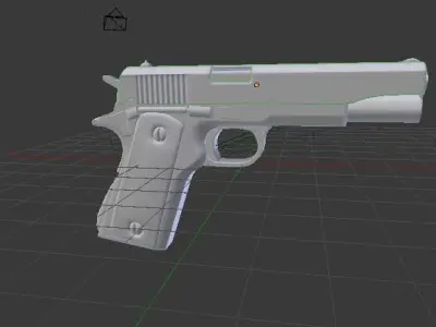 Colt 1911S 3D model