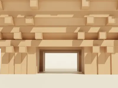 China Art Museum 3D print model