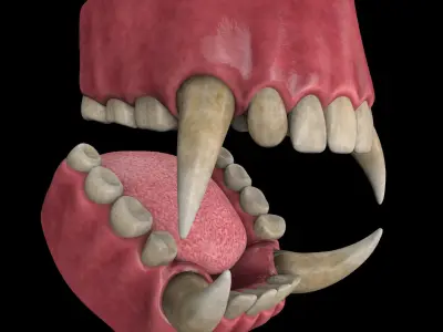 Orc Teeth 3D model