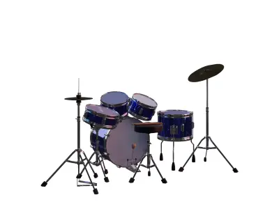 Drum Kit 01 Free 3D model