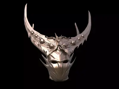 Noble Fallen Angel Helmet 2  3D model