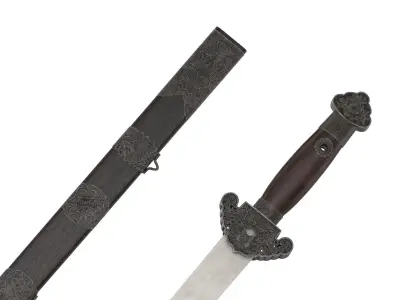 Jian Sword 3D model