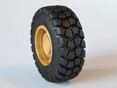 Wheel Tractor 3D model