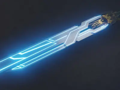 StarSaber Sword 3D model