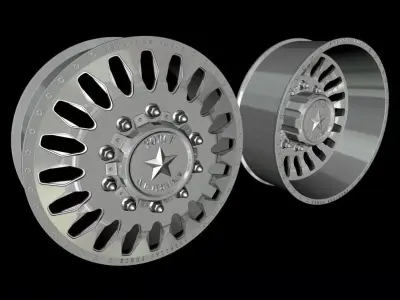 Wheel American Force Dually N20 MASSIVE DRW 3D model