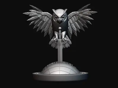 Emblem of the Main Intelligence Directorate Free 3D print model