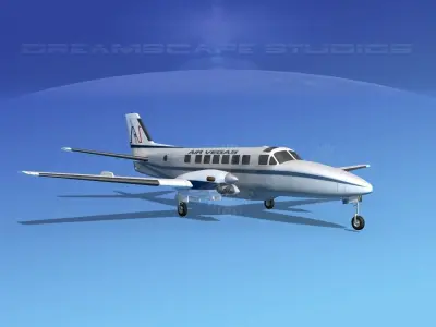 Beechcraft B99 Air Vegas 3D model