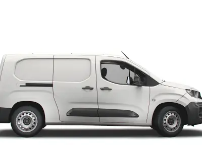Peugeot Partner Crew Van LWB 2021 3D model