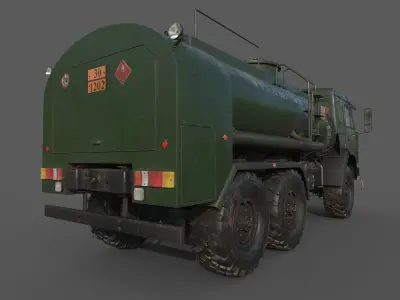 Kamaz ATZ 12 Tanker 3D model