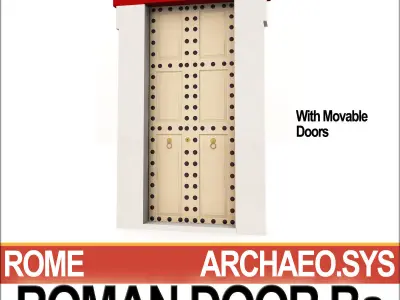 Roman Door Ba 3D model