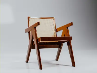 Modern chairs and furniture pack Free 3D model
