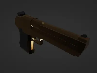 Weapons rifle Free 3D model
