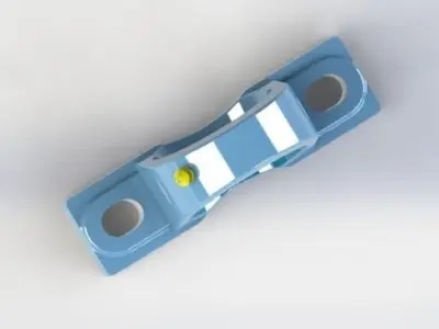 pillow blade bearing 3D model