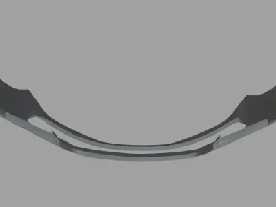 Front Bumper Car 03 Low-poly 3D model