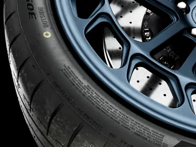 Pirelli R 305 35 ZR21 109Y New Profile 3D model