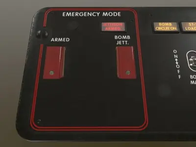 Mi-8MT Mi-17MT Additional Panels Board English Low-poly 3D model