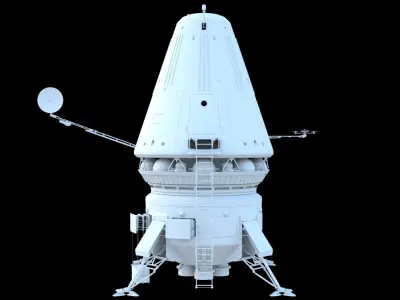 Landing module 3D model