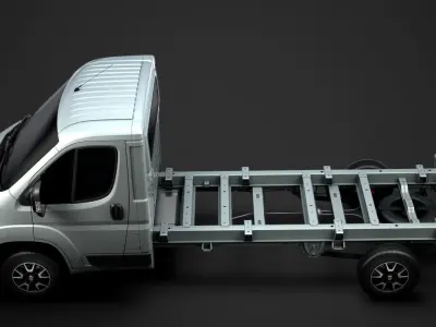 Fiat Ducato Chassis Truck Single Cab 4035WB 2020 3D model