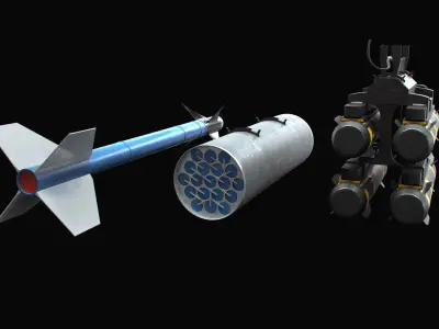 Aircraft Weapons All-Inclusive 3D model