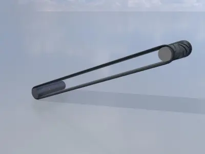 Conveyor belt system with shape key animation High-Poly 3D model