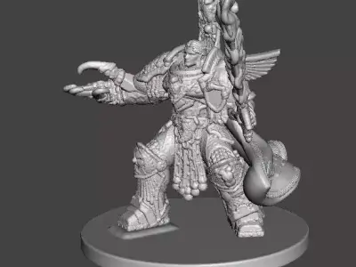 6MM SCALE SPACE MONARCH MINIATURE MODEL SCIFI OR FANTASY GAMES 3D print model