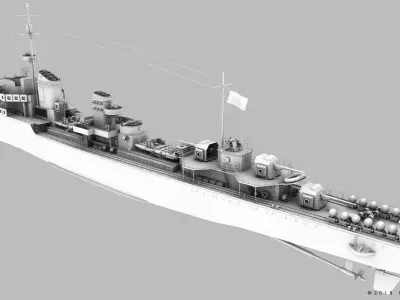 Z-37 NARVIK 3D model
