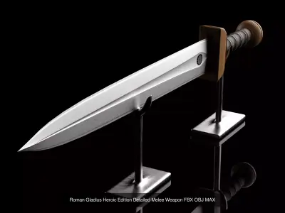 Roman Gladius Collection  3 High Quality Game Ready Swords 3D Model Pack