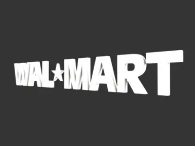 WalMart 3d Logo 3D model