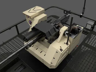 Probot Pitbull RWS Low-poly 3D model