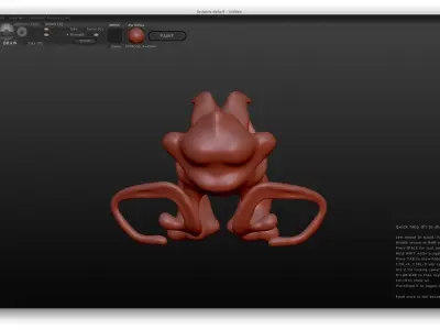 Petintosch animal with eyes 3D model