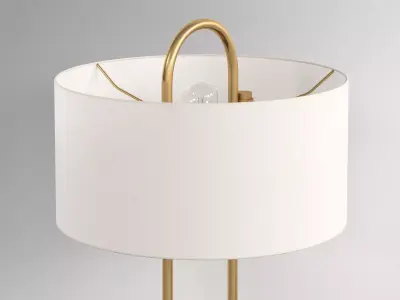 Warner Table Lamp Free 3D model