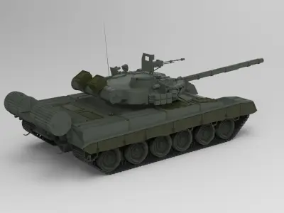 T-80 Tank 3D model purchase