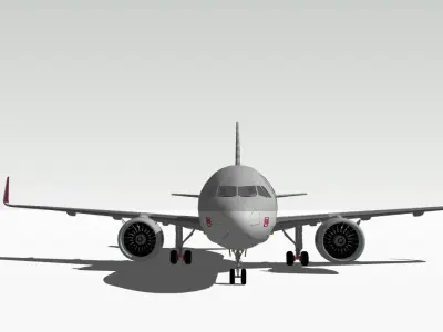 Qatar Airlines 3D model