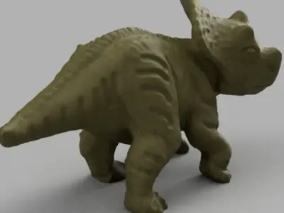 dinosaure 3 dinosaur toy 3D print model