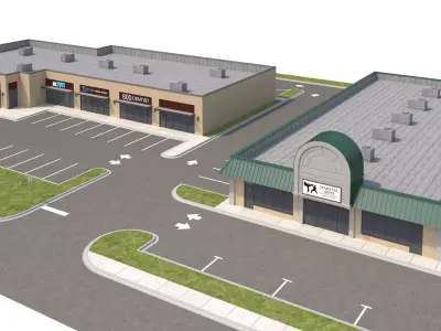 Retail-158 Retail Stores 3D model