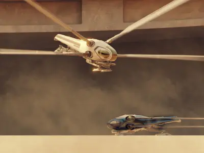 Dune Ornithopter 3D model