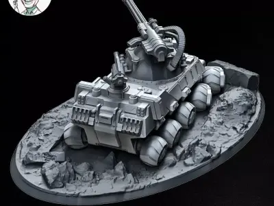 Battle APC 55mm 3D print model