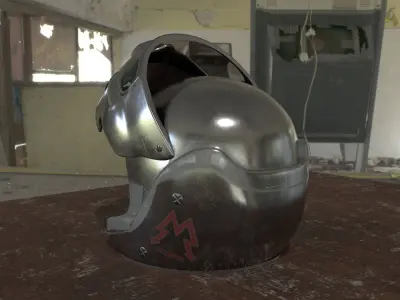 Metro 2033 Sparta helm 3D model