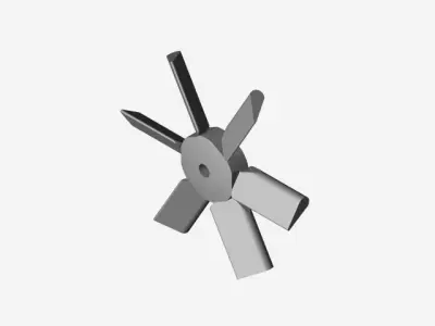 Axial Fan 315mm 3D model